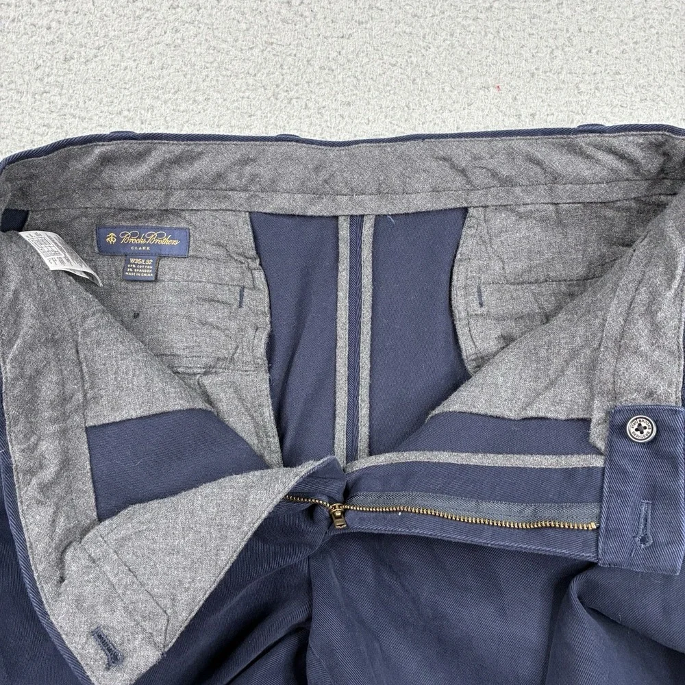 Brooks Brothers Navy Blue Men's Chinos